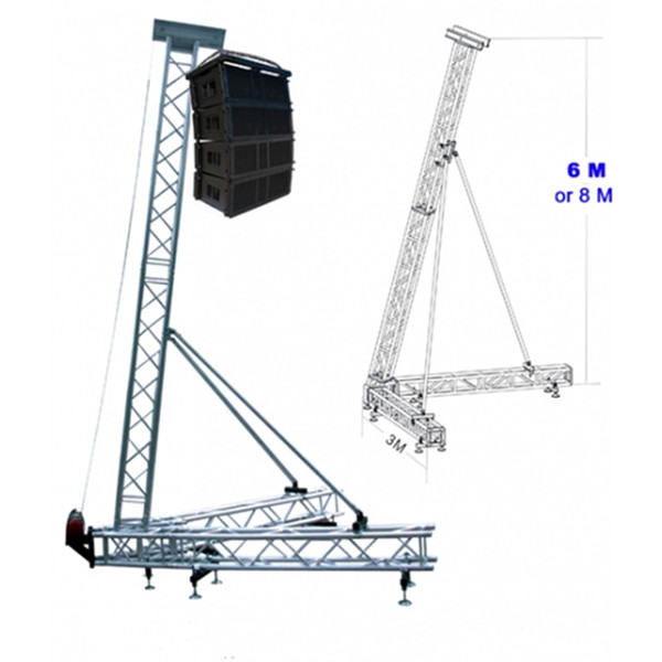 8m line array speaker trusses