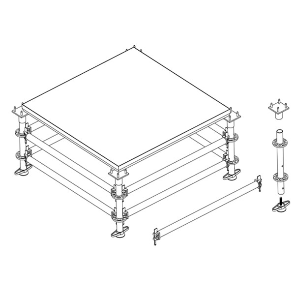 scaffolding wedding stage /performance stage