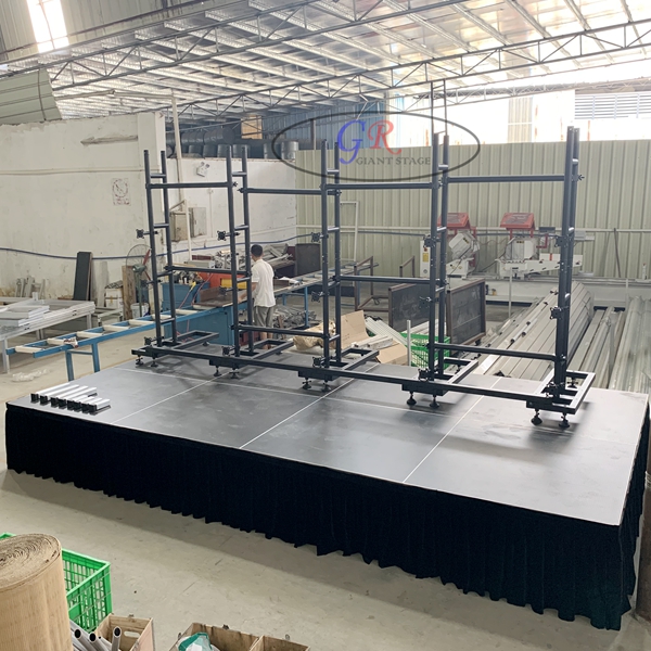 Customized LED Screen Wall Ground Stand Support Truss for LED cabinet