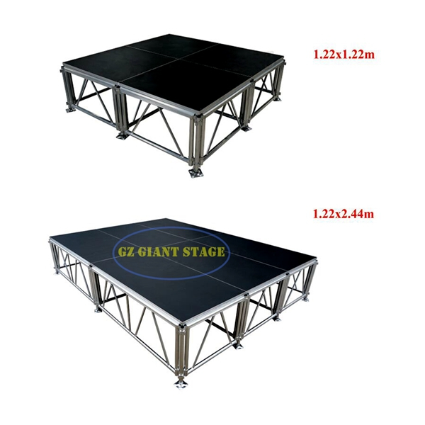 Custom Event Stage Aluminum Lighting Stage Truss System Backdrop Stage