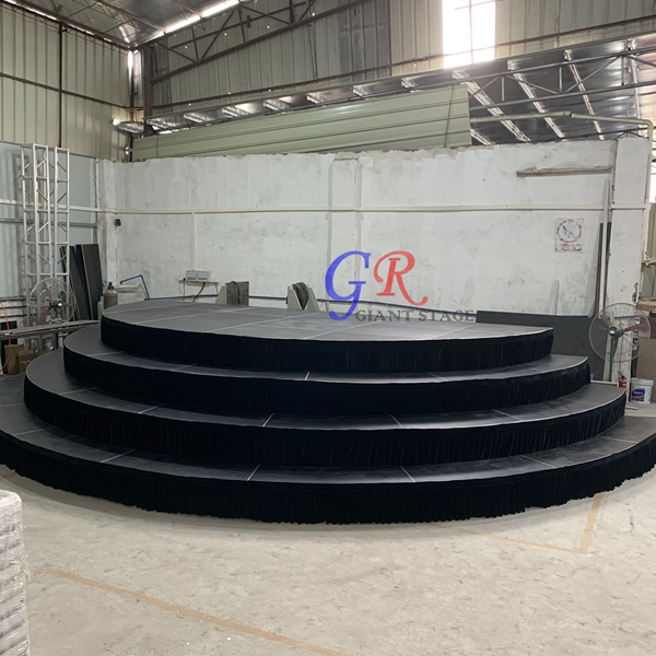Aluminum event round concert stage circular stage South Africa