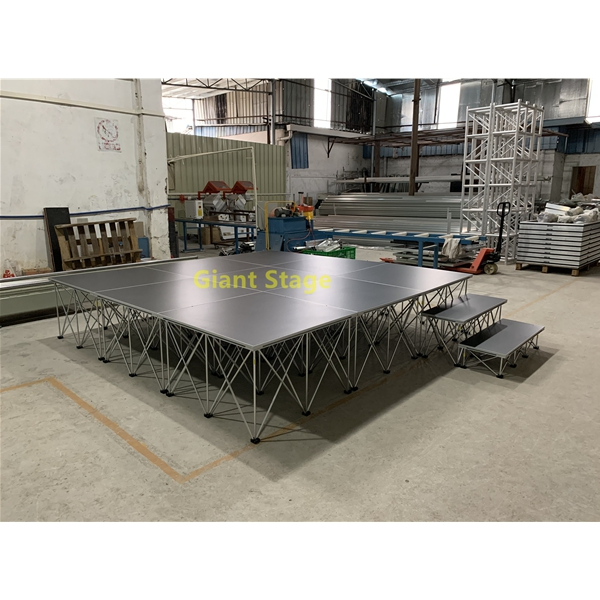 4x4 stage riser platform size