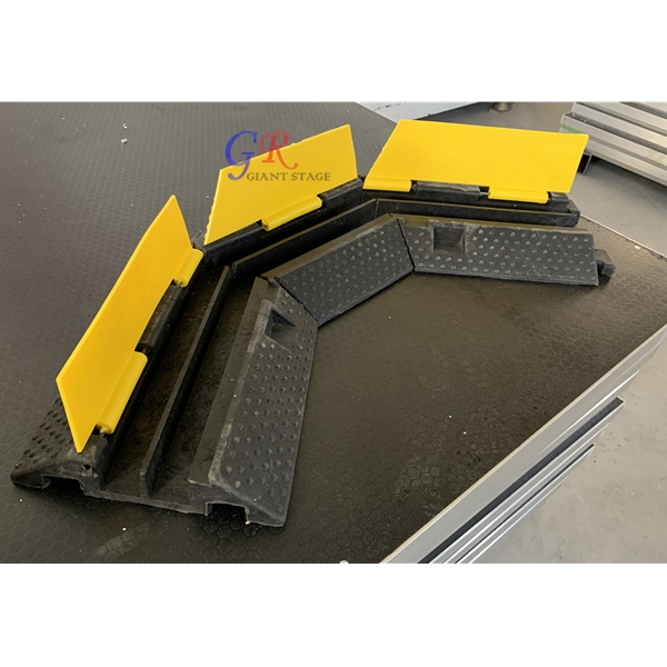 Cable Protectore Ramp hand bend corner cable ramp 2 channel