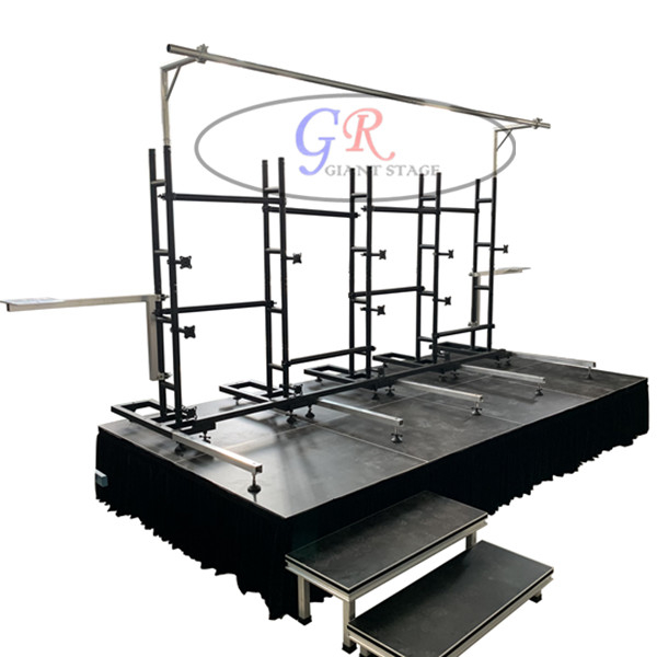 Aluminum Truss Stage, Mobile Stage Platform  for Band / Concerts / Events