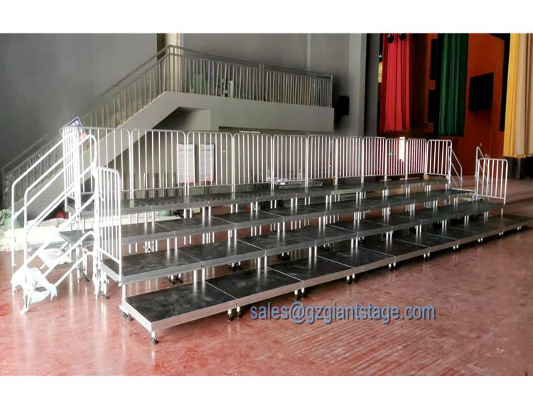 Aluminum Guardrail Portable Stage Concert Stage Event Stage for indoor bleachers