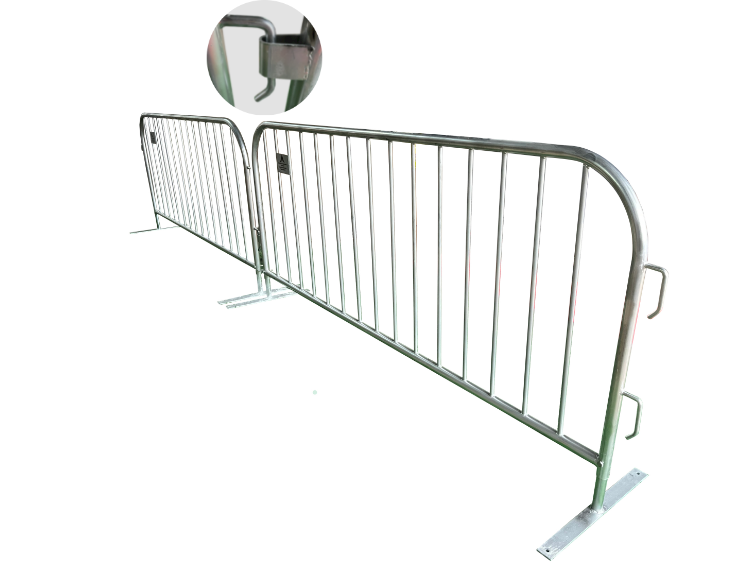 Steel Galvanized Barrier Crowd Control Barricade 2.5m for sale