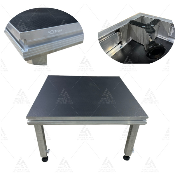 4 x 4 Portable Stage Structure Event Plywood Stage Platform 4 x8 for Sale