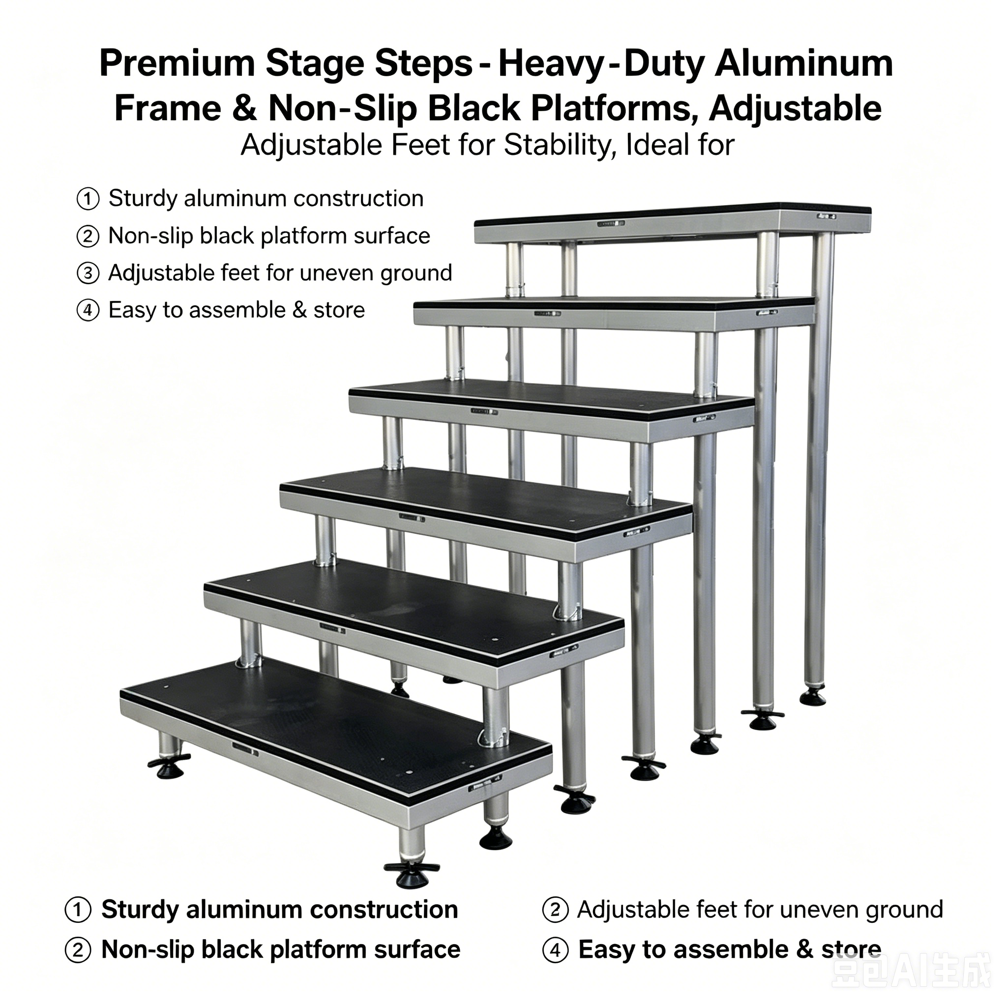 Aluminum Concert Event Stage Stair Podium Stage outdoor concert stage sale